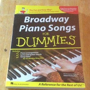 Broadway Piano Songs For Dummies